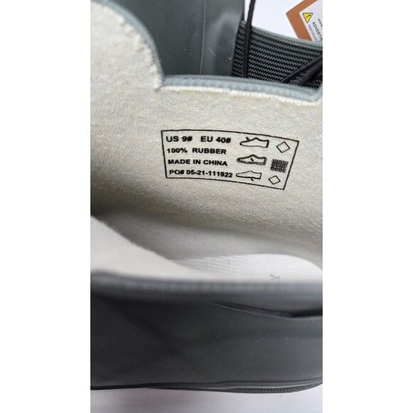 Norty Women's Ankle Rain Boots Waterproof Winter Spring Garden Gray Size 9 - Picture 6 of 9